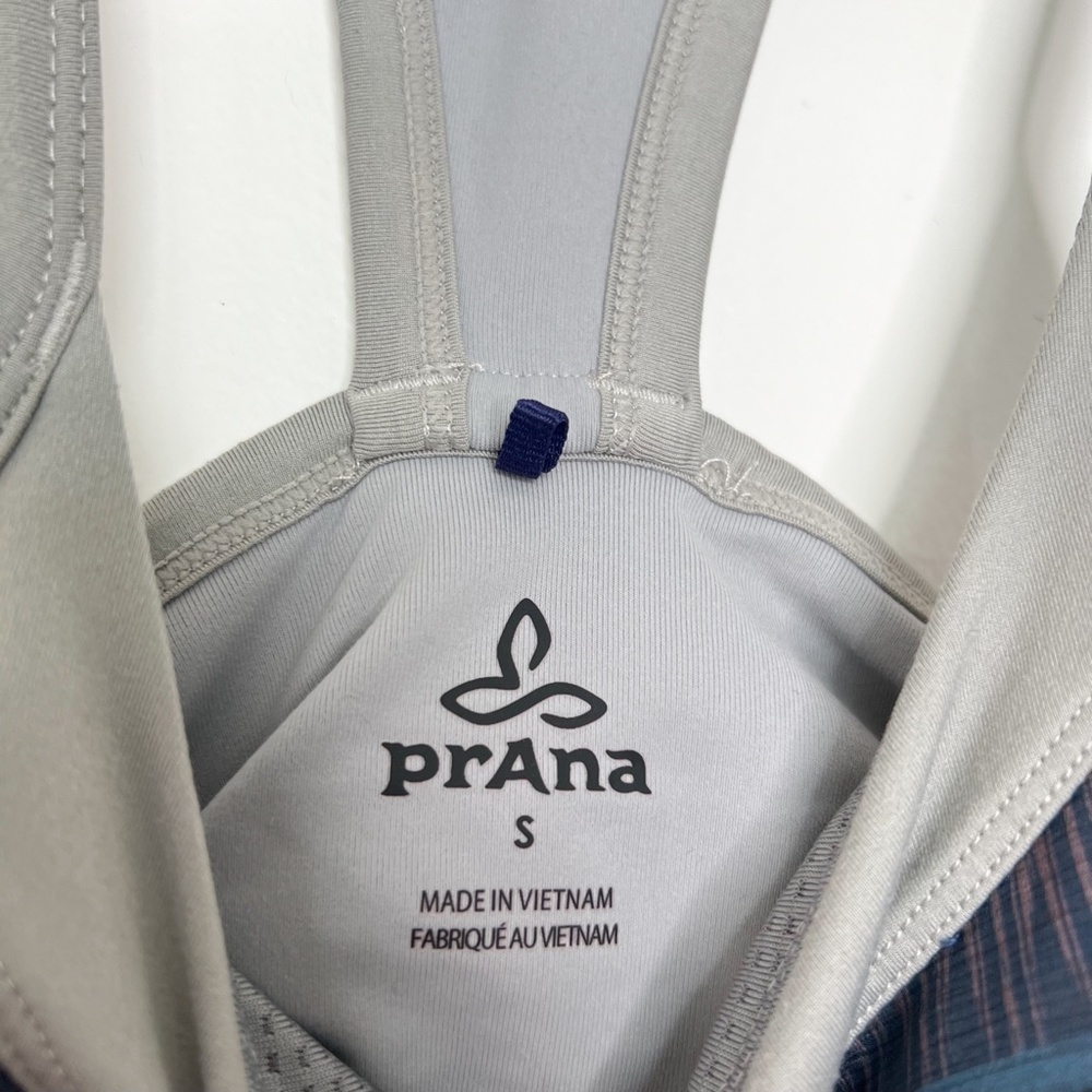 PrAna Top Miley Yoga Top Athletic Printed Tank Top - Picture 4 of 6